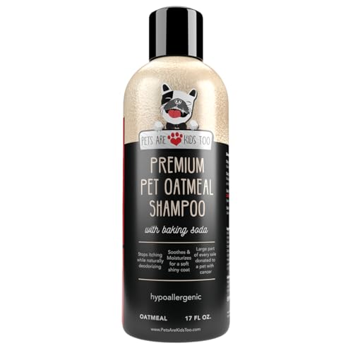 Pets Are Kids Too Oatmeal Dog Shampoo Baking Soda Hypoallergenic Anti Itch Moisturizing Soothing...