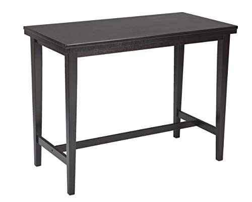 Signature Design by Ashley Kimonte Counter Height Dining Room Table, Dark Brown