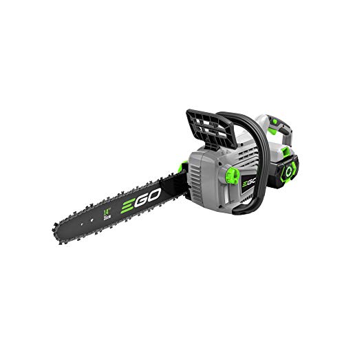 EGO Power+ CS1401 14-Inch 56-Volt Lithium-Ion Cordless Chain Saw 2.5Ah Battery and Charger Included,...