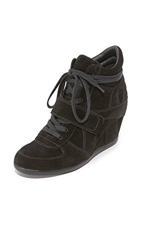 Ash Bowie Women's Wedge Sneakers-Suede Upper, Lace-Up & Strap Closure, Fashionable & Versatile...