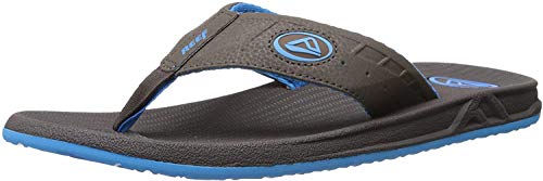 Reef Men's Phantom Speed Logo Flip Flop, Demitasse/Malibu Blue, 11 M US