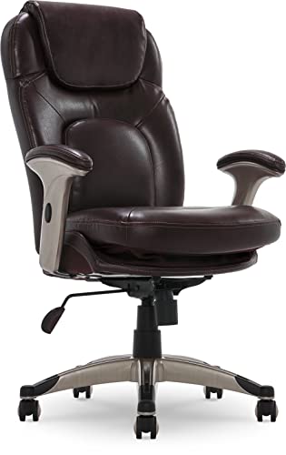 Serta Ergonomic Executive Office Chair Motion Technology Adjustable Mid Back Design with Lumbar...