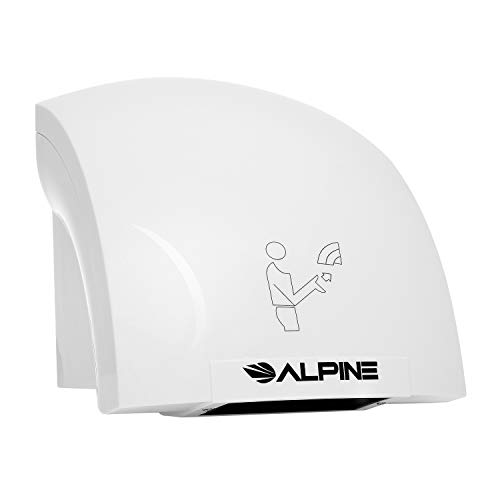 Alpine Hazel Automatic Hand Dryer | ABS Polycarbonate Hands Drying Device | Ultra-Quiet High Speed...