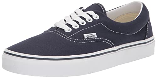 Vans VEWZNVY Unisex Era Canvas Skate Shoes, Navy, 5 B(M) US Women / 3.5 D(M) US Men