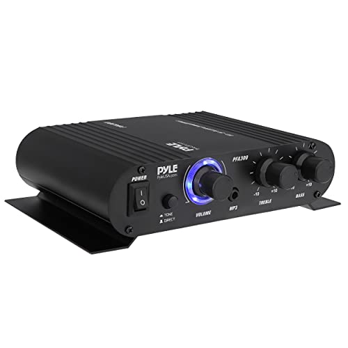Power Home HiFi Stereo Amplifier - 90 Watt Portable Dual Channel Surround Sound Audio Receiver w/...