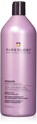 Pureology Hydrate Moisturizing Shampoo | For Medium to Thick Dry, Color Treated Hair | Sulfate-Free...