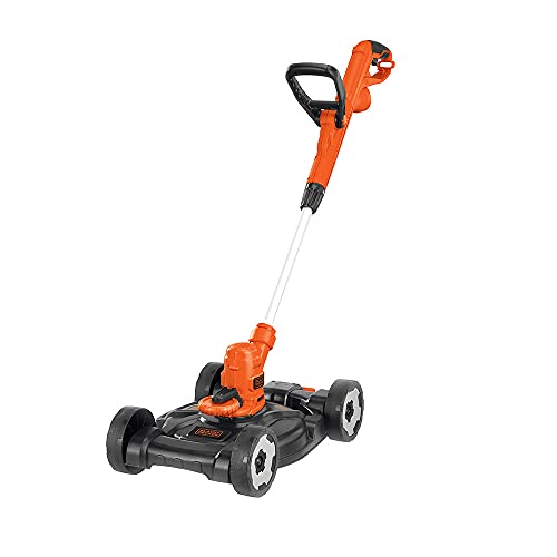 BLACK+DECKER 3-in-1 String Trimmer/Edger & Lawn Mower, 6.5-Amp, 12-Inch, Corded (MTE912) (Power cord...