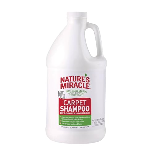 Nature’s Miracle Carpet Shampoo, Deep-Cleaning Pet Stain And Odor Remover, 64 Ounces