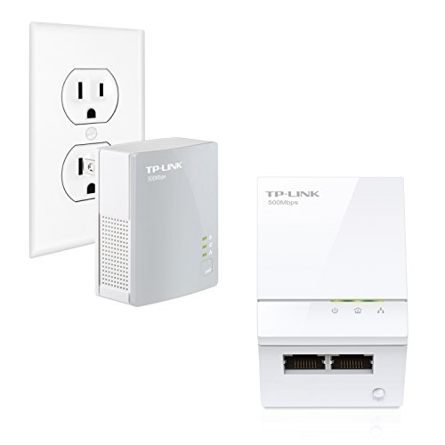 TP-Link AV500 2-Port Powerline Starter Kit, Up to 500Mbps (TL-PA4026 KIT)