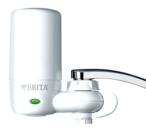 Brita Basic Faucet Water Filter System, White, 1 Count