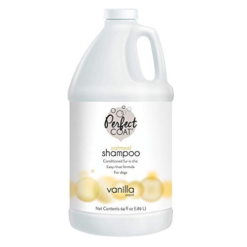 Perfect Coat Natural Oatmeal Shampoo, French Vanilla, 64-Ounce