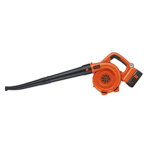 BLACK+DECKER 40V MAX Cordless Blower, Hard Surface Sweeper, Variable Speed Up To 120 MPH, with...