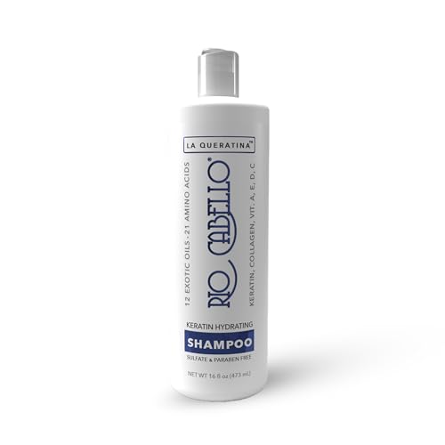 Keratin Hydrating Shampoo is Sulfate Free - Infused with Argan (Moroccan) Oil, 12 Exotic Oils, 21...