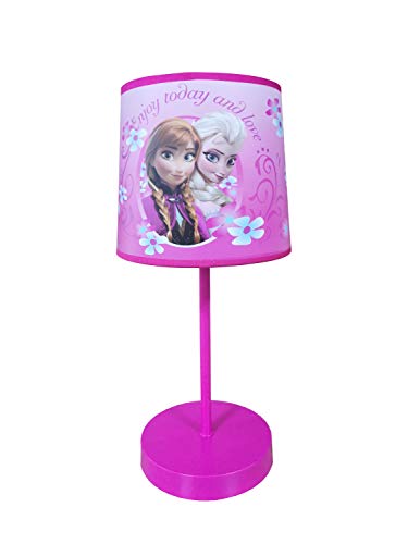 Idea Nuova Disney Frozen Stick Table Kids Lamp, Metal, Themed Printed Decorative Shade