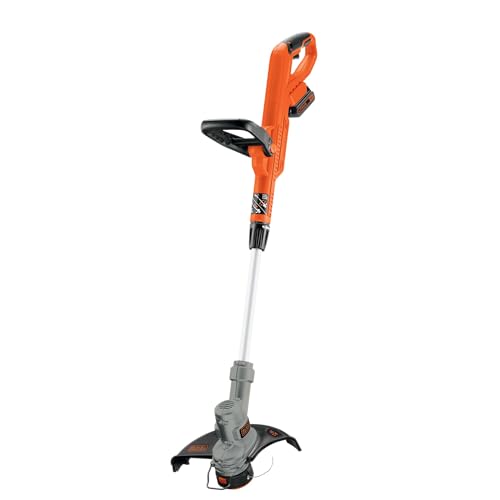 BLACK+DECKER 20V MAX Cordless String Trimmer, 2 in 1 Trimmer and Edger, 12 Inch, Battery Included...