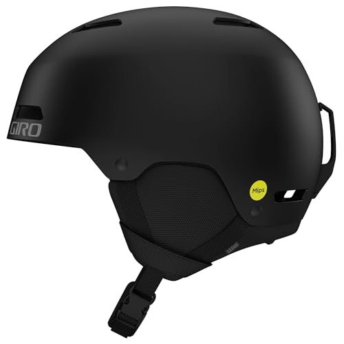Giro Ledge MIPS Ski Helmet - Snowboard Helmet for Men, Women & Youth - Matte Black - Size M (55.5-59...