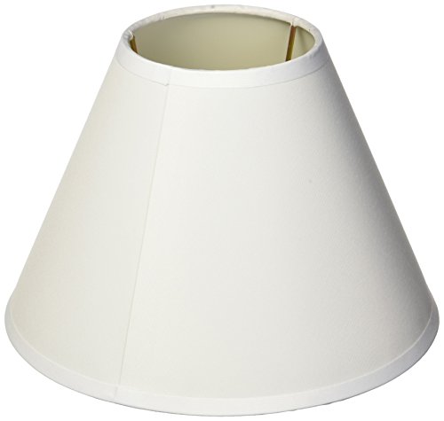 Darice 5200-29, Small Lamp Shade White Fabric-Covered