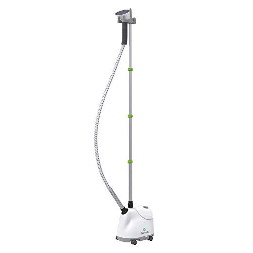 Steamfast SF-407 Canister Fabric Steamer, With Telescopic Pole and Fabric Brush, 45 Second Heat Up...
