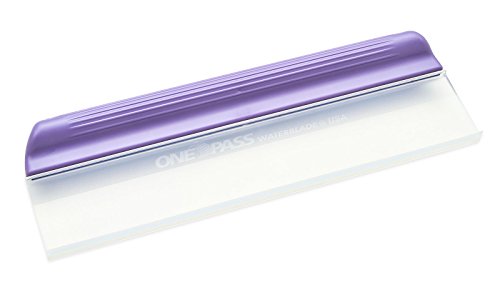 One Pass Classic 12' Waterblade Silicone T-Bar Squeegee Purple (WBL-OP2012CTY)