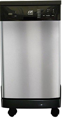 SPT SD-9241SS: Energy Star 18' Portable Dishwasher - Stainless Steel