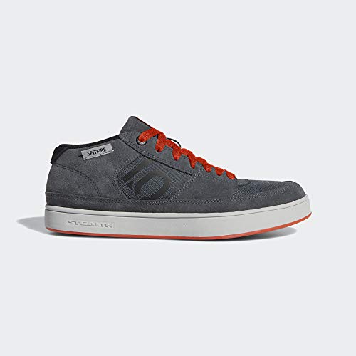 Five Ten Men's Spitfire Bike Shoe,Dark Grey/Bold Orange,12 M US