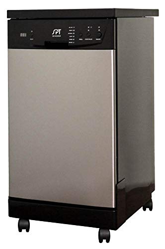 SPT SD-9241SS: Energy Star 18' Portable Dishwasher - Stainless Steel