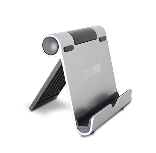 iPad Stand TechMatte Multi-Angle Aluminum Holder for Tablets, E-Readers and Smartphones, Nintendo...