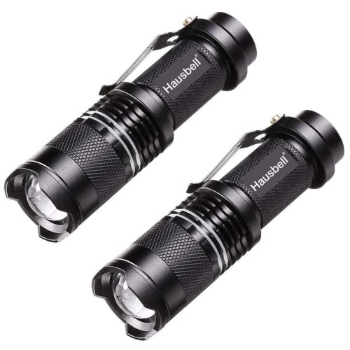 Hausbell Rechargeable LED Flashlights High Lumens, 20000 Lumens Super Bright Zoomable Waterproof...