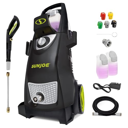 Sun Joe Electric Pressure Power Washer, 2030 PSI (PWMA Certified), 1.2 GPM, Dual Soap Tanks, (35-FT...