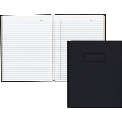 Blueline Business Notebook, Index Sheet, Self-Adhesive Tabs, 192 Pages, 9.25' x 7.25', Black (A9.82)