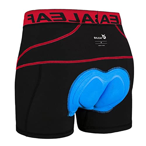 BALEAF Men's Padded Bike Shorts Cycling Underwear 3D Padding Mountain Biking Bicycle Liner Shorts...