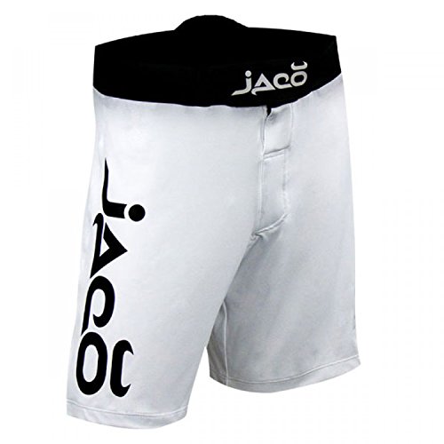 Jaco Resurgence MMA Men's Fight Shorts, 34, WH
