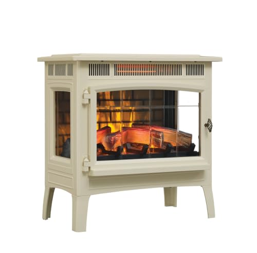 duraflame Freestanding Electric Fireplace Stove Heater with 3D Flame Effect for 1,000 Sq. Ft. Room,...