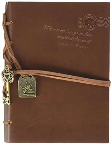 EvZ Vintage Journal Notepad String Key Classic Leather Notepad (BC-5642)