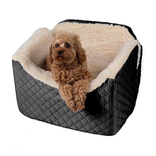 Snoozer Lookout I Car Seat - Dog Car Seats for Small Dogs, Puppy Booster Bed for Small & Medium...