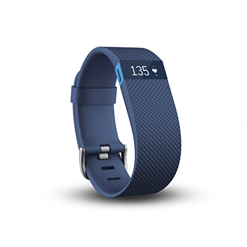 Fitbit Charge HR Wireless Activity Wristband (Blue, Small )