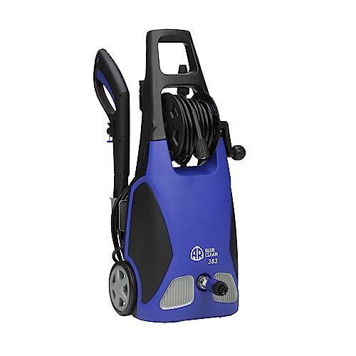 AR Blue Clean AR383 Electric Pressure Washer-1900 PSI, 1.51 GPM, 14 Amps Bayonet Connect...