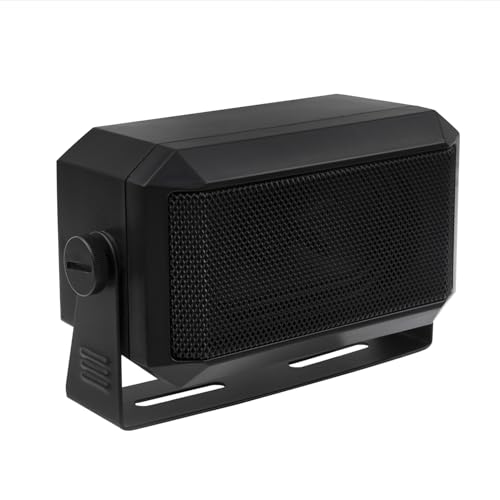 VECTORCOM Rectangular 3.5mm Plug 5W External Speaker/CB Speaker for Ham Radio, CB and Scanners...