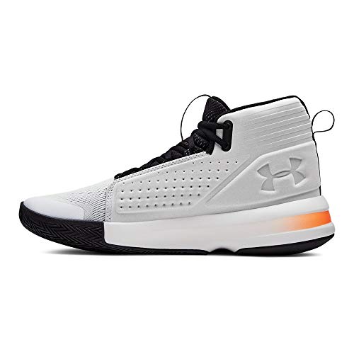 Under Armour Men's Torch Basketball Shoe, White/Black, 7 M US