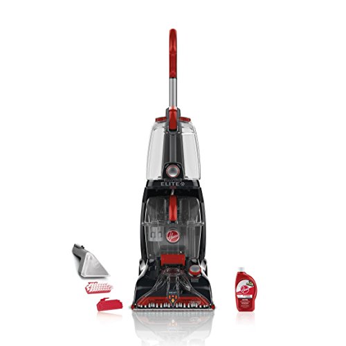 Hoover Power Scrub Elite Pet Upright Carpet Cleaner and Shampooer, Lightweight Machine, Red,...
