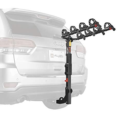 Allen Sports Premier Hitch Mounted 4-Bike Carrier, Model S545, Black