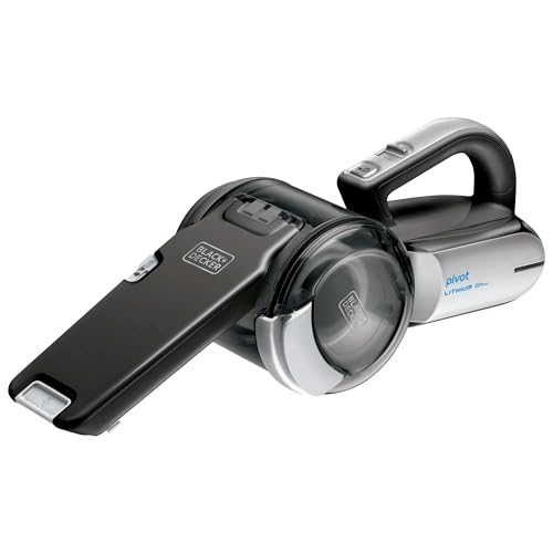 BLACK+DECKER dustbuster PIVOT VAC Cordless Handheld Vacuum, Home and Car Vacuum with Crevice Tool...