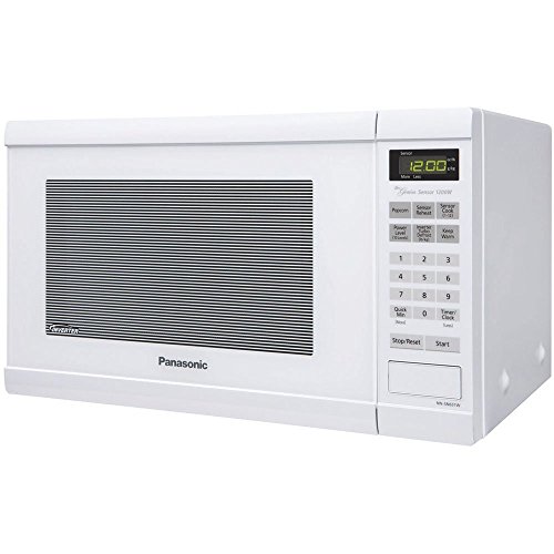 Panasonic Countertop with Inverter Technology and Genius Sensor Microwave Oven, 1.2 cft, White