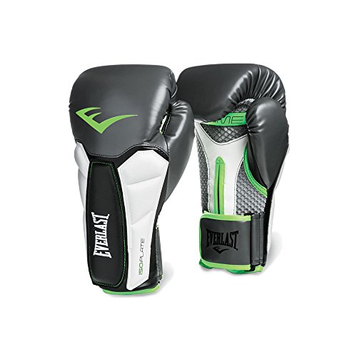 Everlast Prime Boxing Gloves (Pair), Grey, 16-Ounce