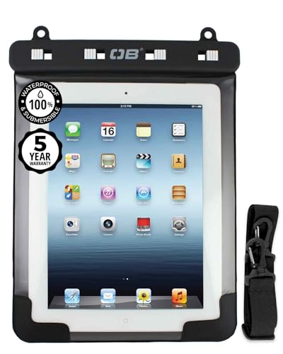 Overboard Waterproof iPad Case, Black