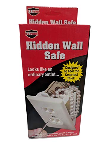 US Patrol Hidden Wall Safe Secret Stash Electrical Plug