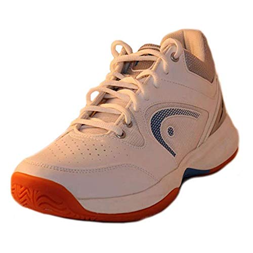 HEAD Men's Sonic 2000 MID Racquetball/Squash Indoor Court Shoes (Non-Marking) (White/Blue) 9.5 (D)...