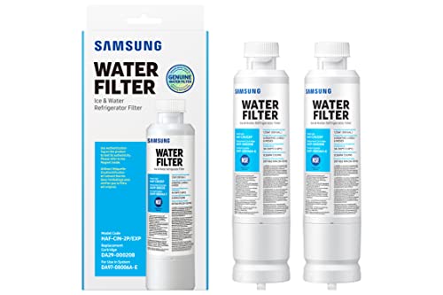 SAMSUNG Genuine Filters for Refrigerator Water and Ice, Carbon Block Filtration for Clean, Clear...