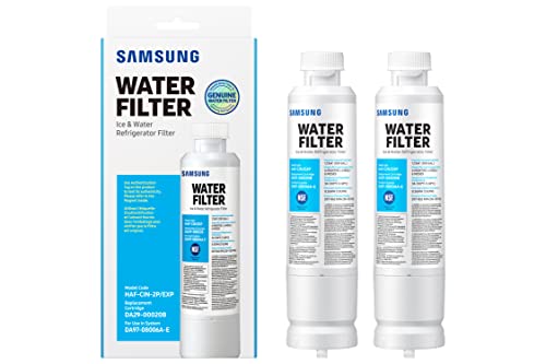 SAMSUNG Genuine Filters for Refrigerator Water and Ice, Carbon Block Filtration for Clean, Clear...