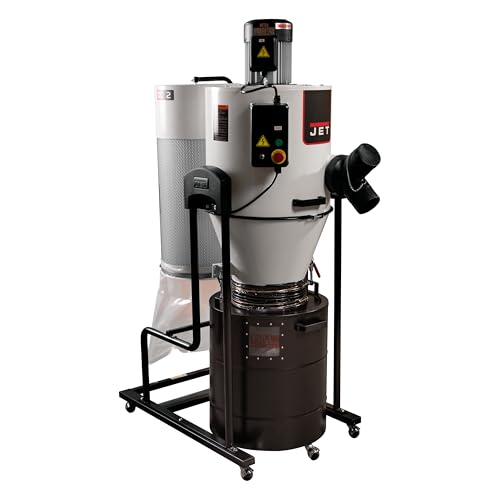 JET Cyclone Dust Collector, 2-Micron Filter, 2 HP, 1Ph 230V (Model JCDC-2)